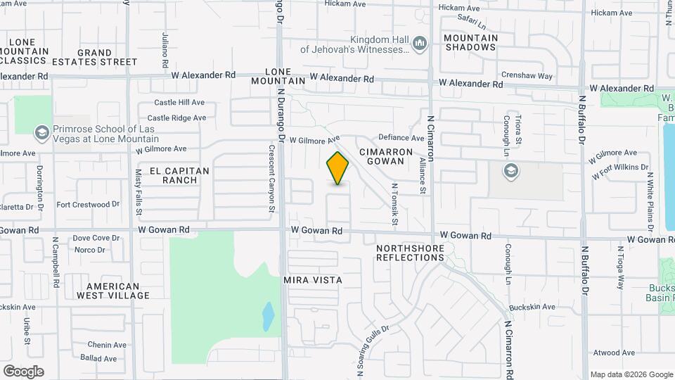 8316 Valleybreeze Ave Map and Location Details