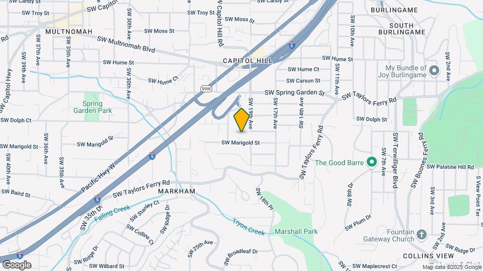 1921 SW Marigold St Map and Location Details