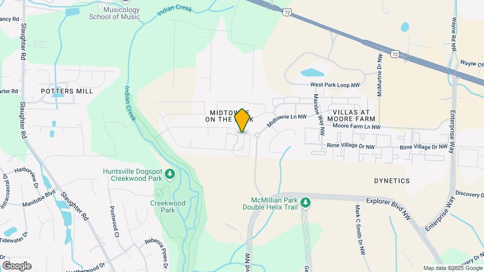 6410 Midtowne Ln NW Map and Location Details