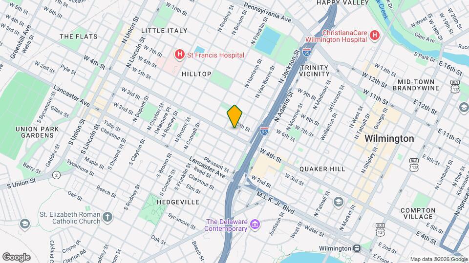 1105 W 4th St, Unit Unit 3 Map and Location Details