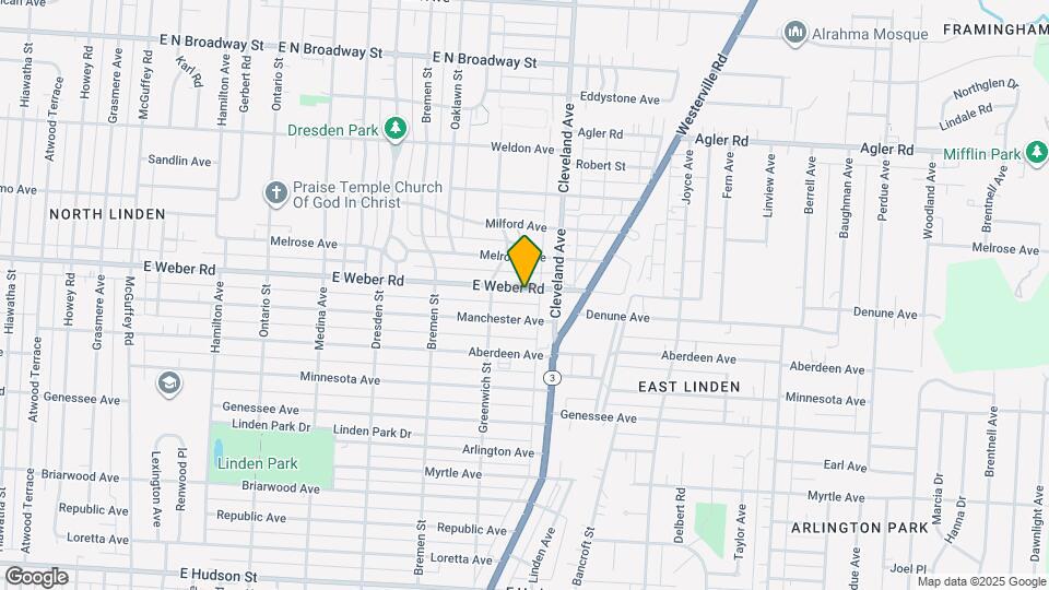 1699 E Weber Rd Map and Location Details