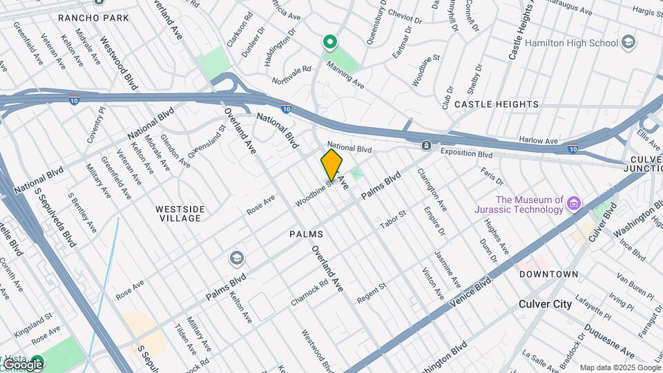 10426 Woodbine St Map and Location Details