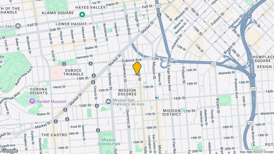 300 Valencia St Map and Location Details