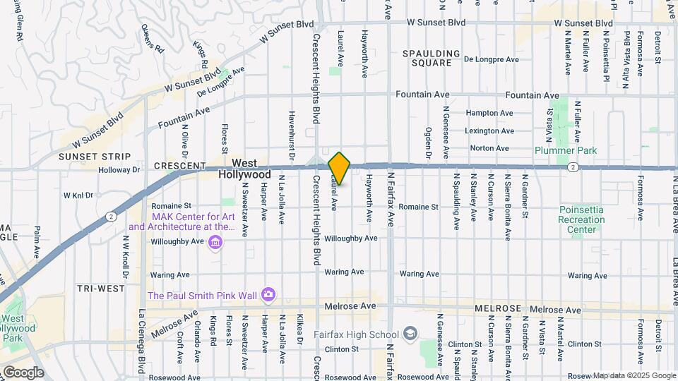 1026 Laurel Ave Map and Location Details