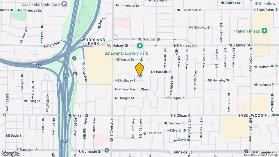 10539 NE Holladay St Map and Location Details