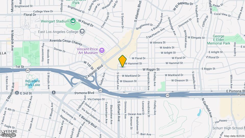 659 W Riggin St, Unit Riggin Mapa y Detalles de la Ubicación