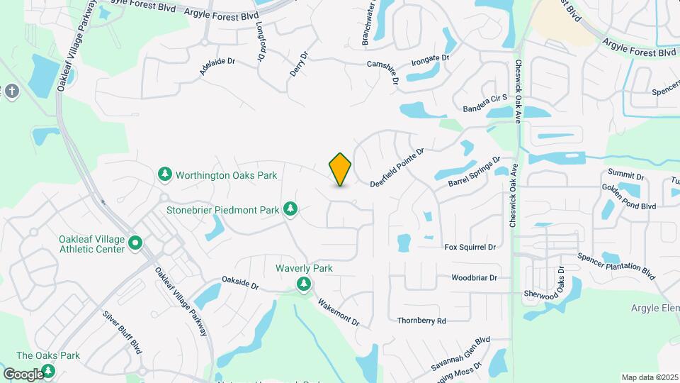 2909 Piedmont Manor Dr Map and Location Details