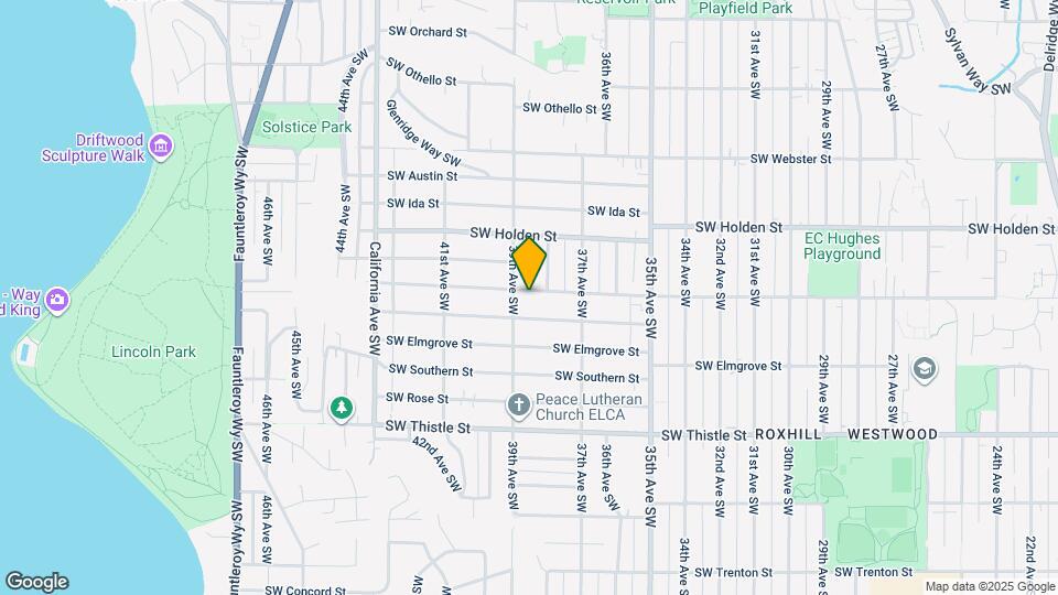 3817 SW Kenyon St Map and Location Details