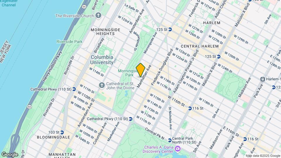 387 Manhattan Ave Map and Location Details