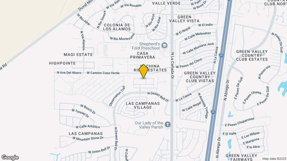 481 W Chardin Dr Map and Location Details