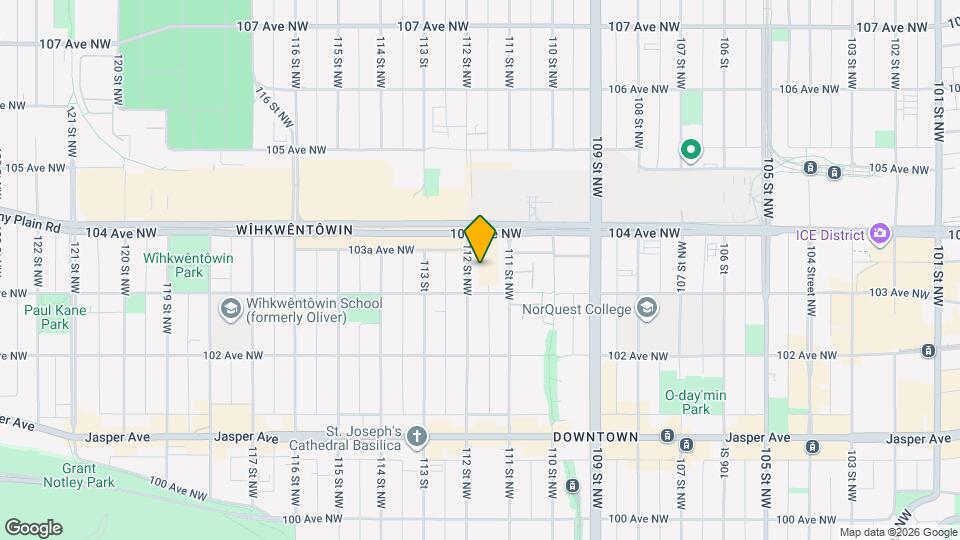10333-112 112 St NW Map and Location Details