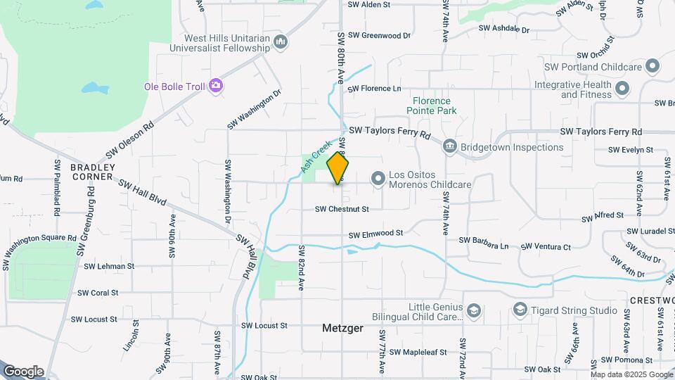 9345 SW 80th Ave Map and Location Details