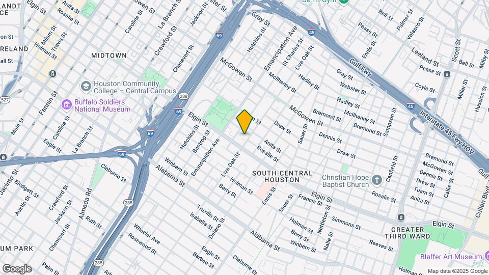 3022 Live Oak St Map and Location Details