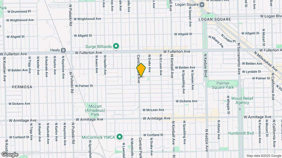 3573 W Lyndale St Map and Location Details