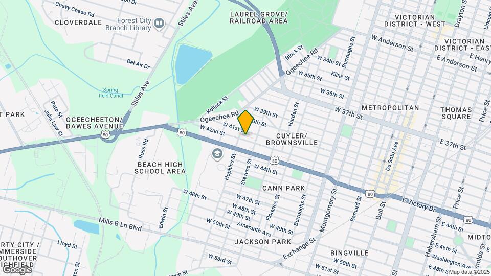 1016 W 42nd St Map and Location Details