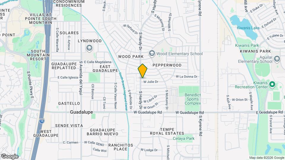932 W Julie Dr Map and Location Details