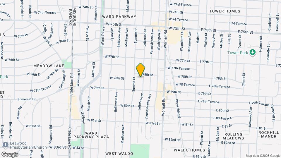 7812 Jefferson St Map and Location Details