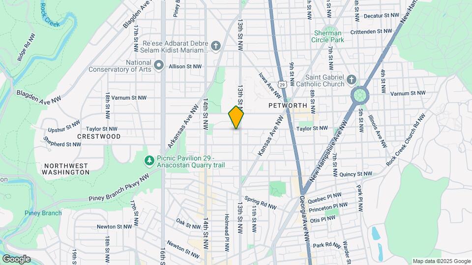 1300 Taylor St NW Map and Location Details