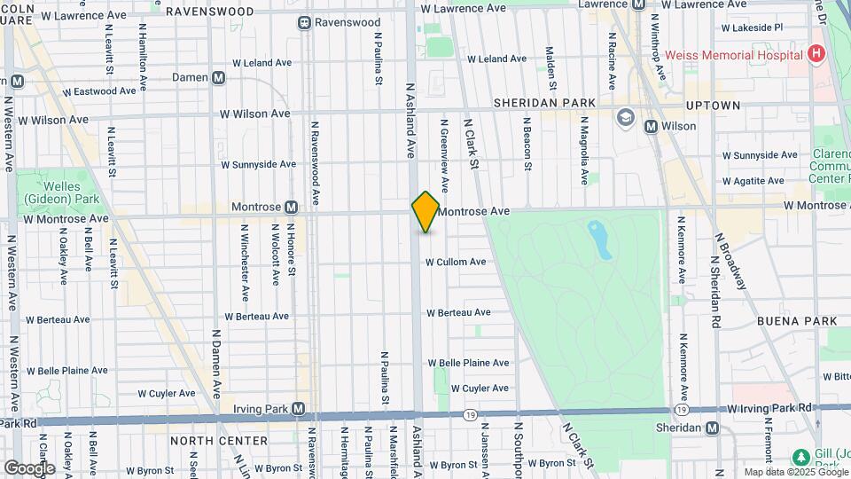 4325 N Ashland Ave, Unit A05C Map and Location Details