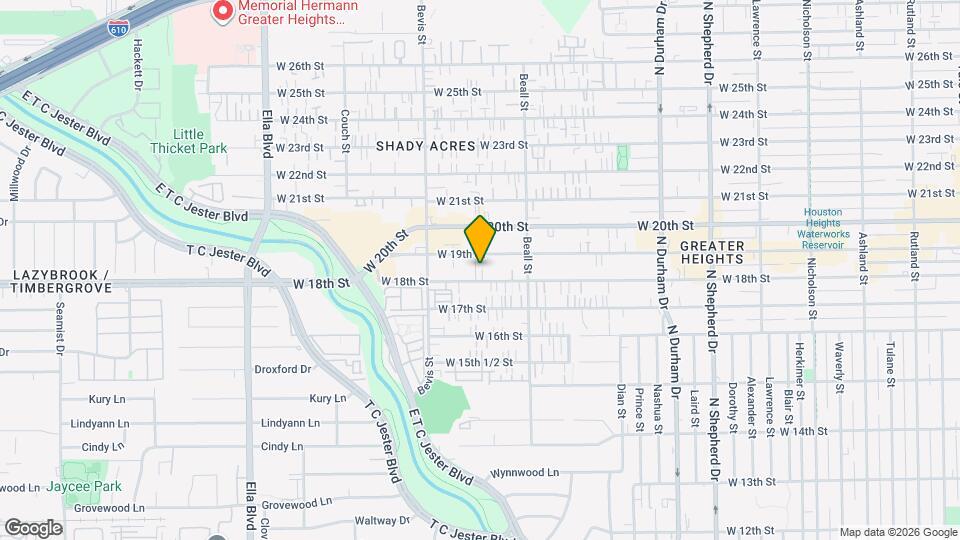 1141 W 18th St Map and Location Details