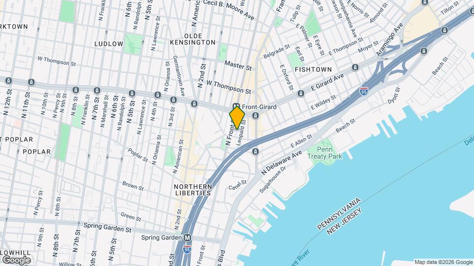 1107 N Lee St Map and Location Details