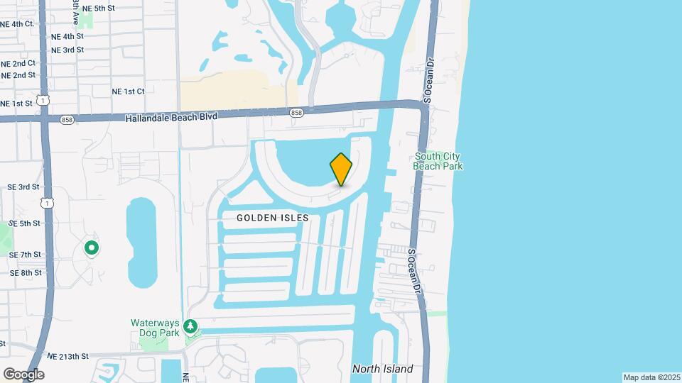 201 Golden Isles Dr Mapa y Detalles de la Ubicación