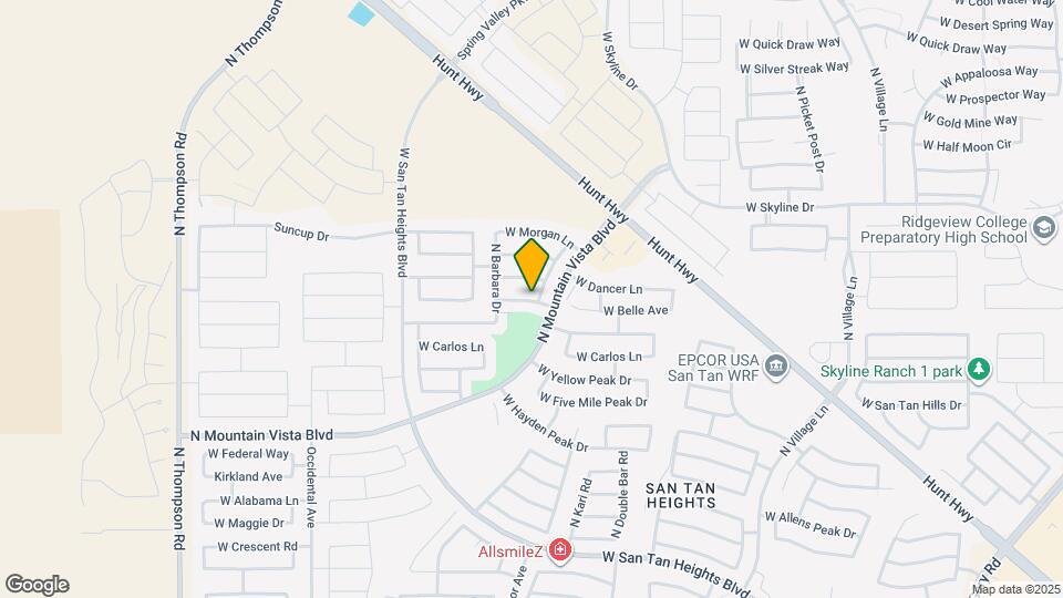 2992 W Belle Ave Map and Location Details