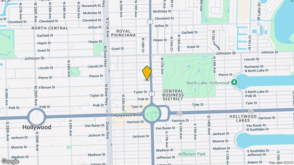 1819 Fillmore St Map and Location Details