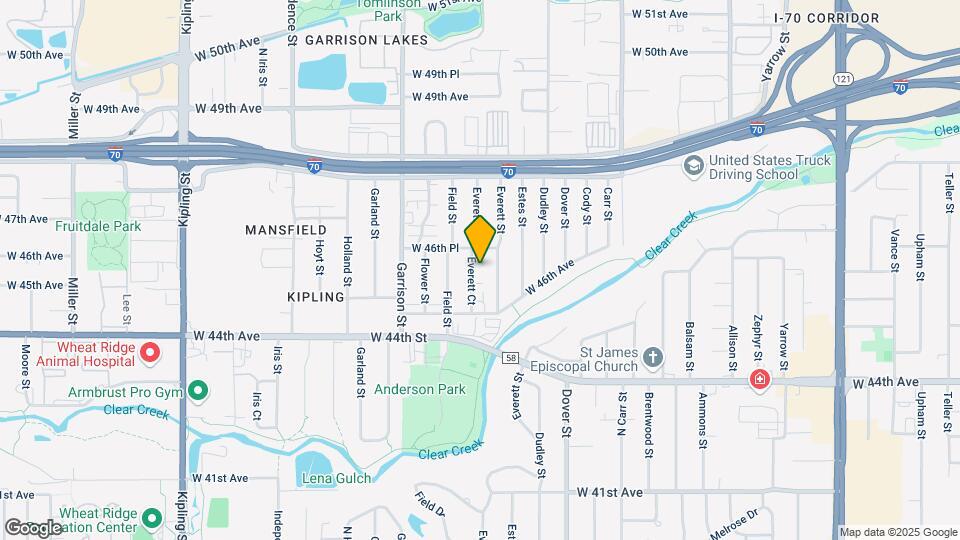 4576 Everett Ct Map and Location Details
