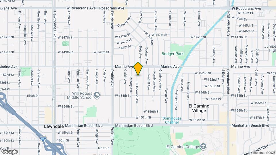 15202 Florwood Ave Mapa y Detalles de la Ubicación