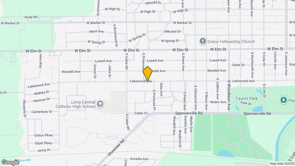 2405 Lakewood Ave Mapa y Detalles de la Ubicación