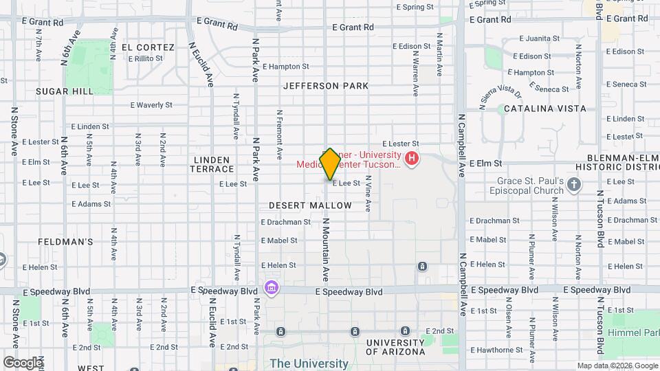 1310 E Lee St Map and Location Details