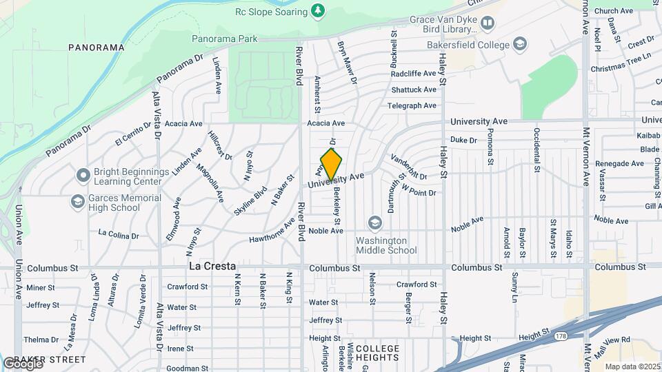 935 University Ave Map and Location Details
