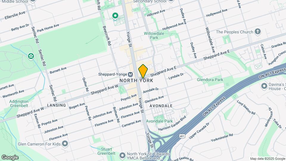 5-2615 Sheppard Ave E Map and Location Details
