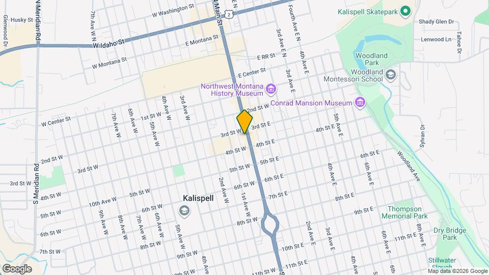 320 S Main St, Unit 1 Map and Location Details