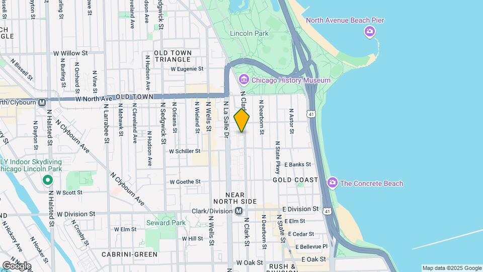 1455 N Sandburg Ter, Unit 1203 Map and Location Details