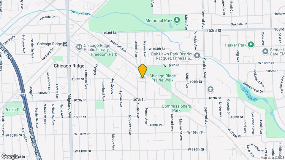 10548 Mason Ave Map and Location Details