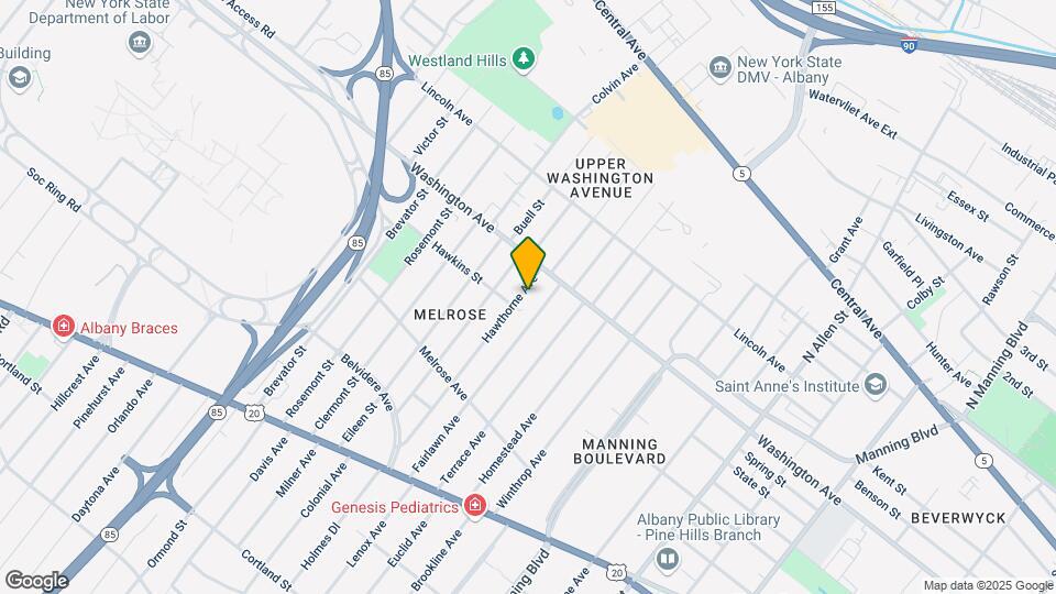 91 Hawthorne Ave Mapa y Detalles de la Ubicación
