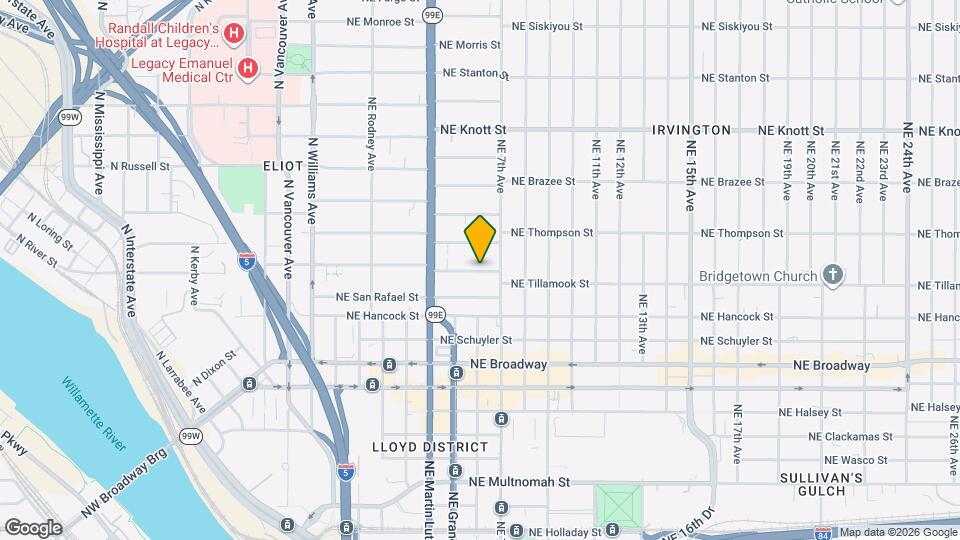 591 NE Tillamook St, Unit 591 Map and Location Details