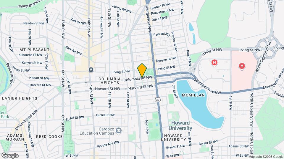 764 Columbia Rd NW Mapa y Detalles de la Ubicación