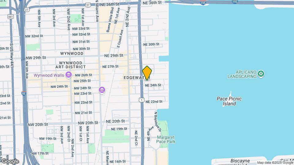 333 NE 24th St Map and Location Details