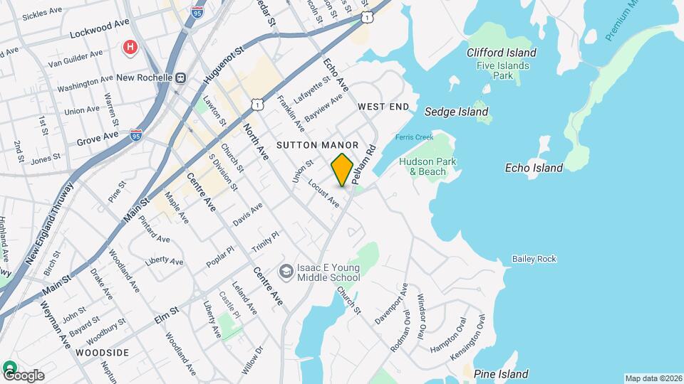 161 Franklin Ave Map and Location Details