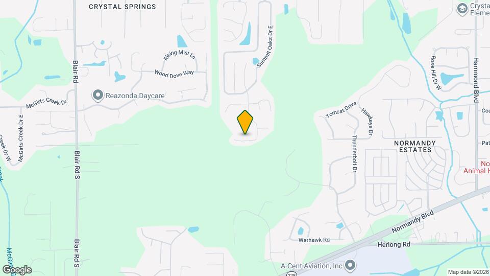 9735 Redbird Creek Dr S Mapa y Detalles de la Ubicación