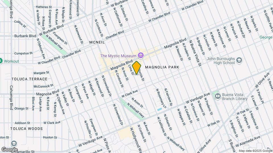 844 N Lima St Mapa y Detalles de la Ubicación