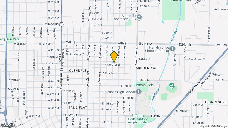 2104 Garland Ave Map and Location Details