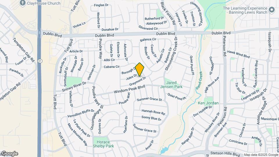 6536 Graymont Dr Map and Location Details