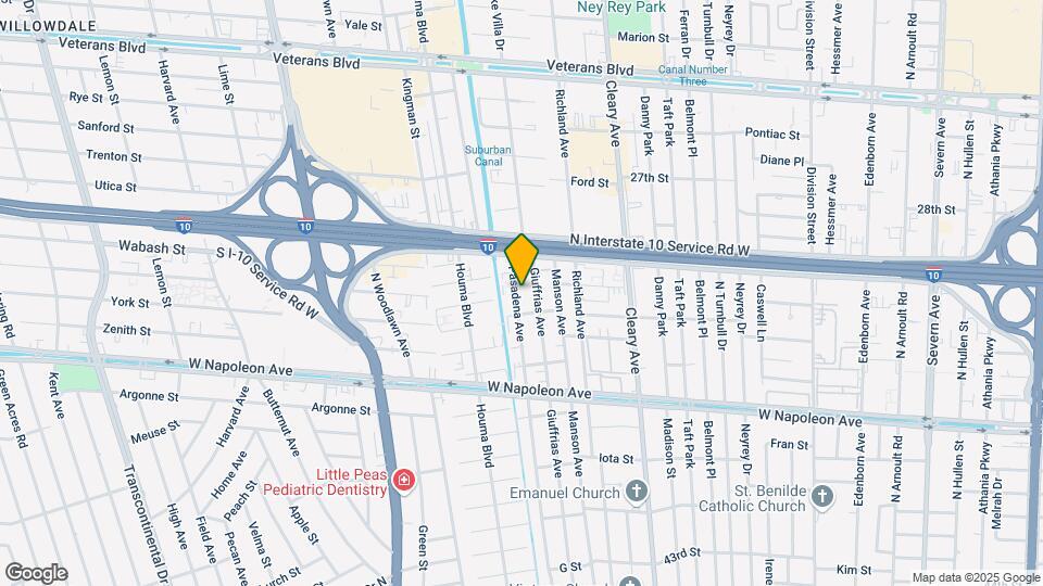 2417 Pasadena Ave Map and Location Details