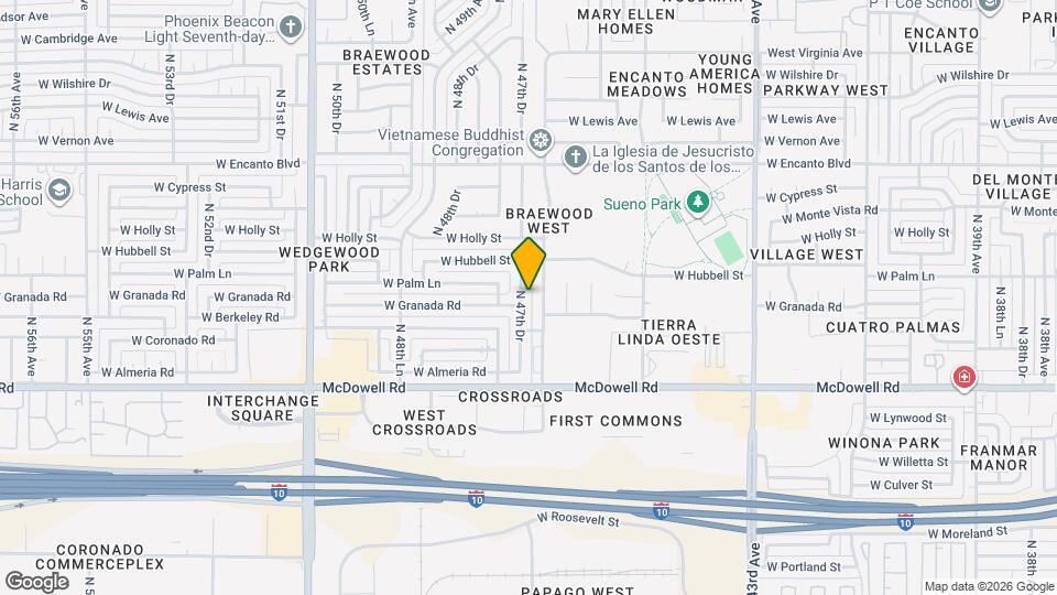 1819 N 47th Dr Map and Location Details