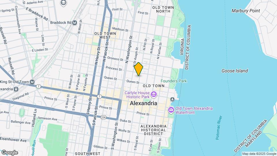 312 N Pitt St Map and Location Details