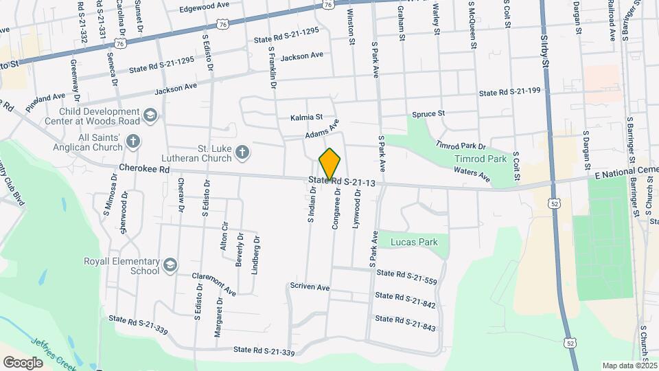 906 Cherokee Rd Map and Location Details